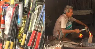 চীনা পণ্যের প্রভাবে ব্যবসা নেই কামারপল্লীর